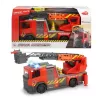 Fire truck Dickie Toys Scania Turntable Ladder Black Grey Red