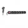 Power Extension REV 12626514 2m 6 AC Outlets Indoor Black