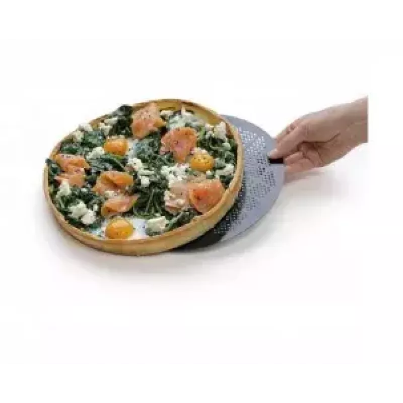 Pizza pan Kaiser 23.0065.1576 Steel Black 28 cm