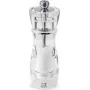 Salt mill PEUGEOT VITTEL acryl clear 16 cm, manual grinder for table use