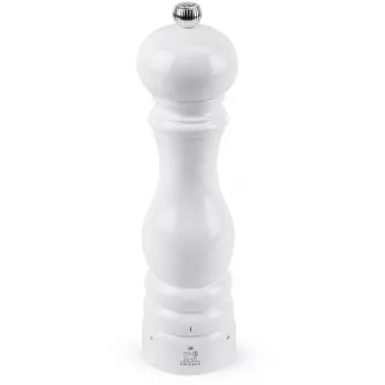 Salt mill PEUGEOT Paris 22 cm uSelect, white lacquered wood, manual grinder