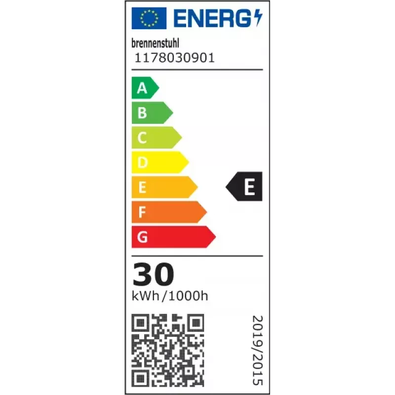 Floodlight Brennenstuhl 1178030901 30W LED Grey IP44
