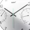 Quartz clock Mebus 16106 Round Black White