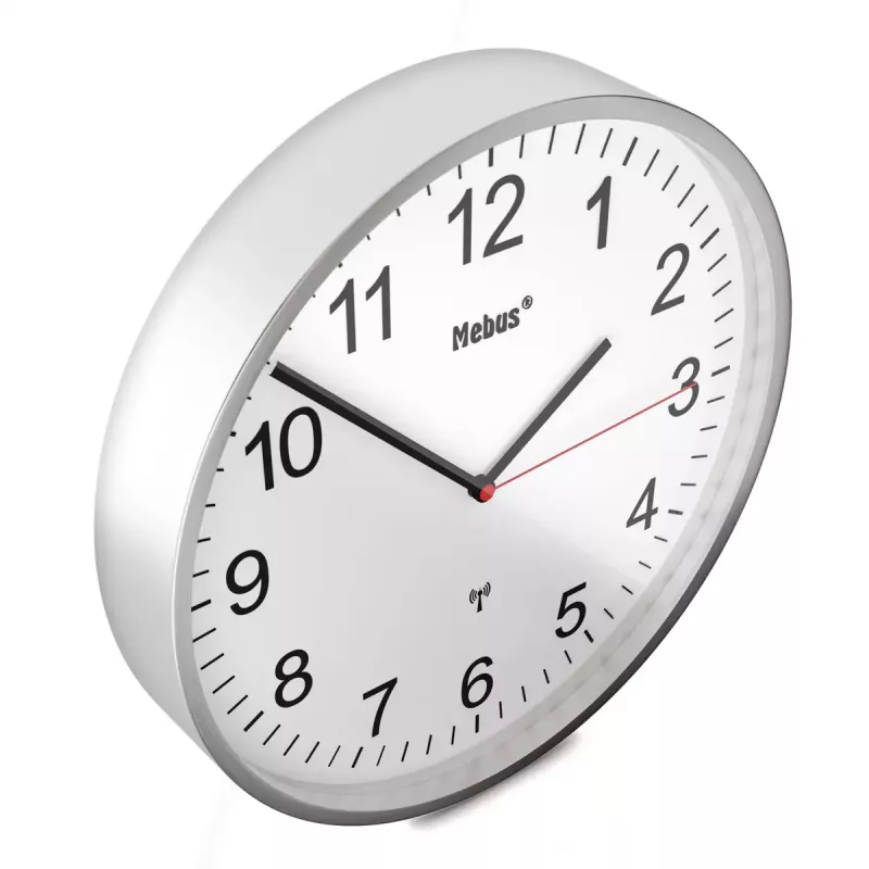 Mechanical clock Mebus 19411 Wall/Table Round White
