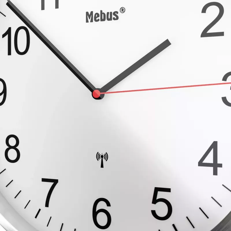 Mechanical clock Mebus 19411 Wall/Table Round White