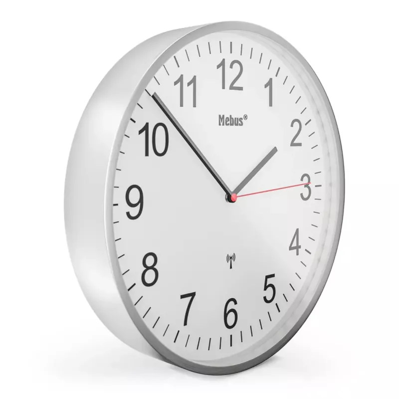 Mechanical clock Mebus 19411 Wall/Table Round White