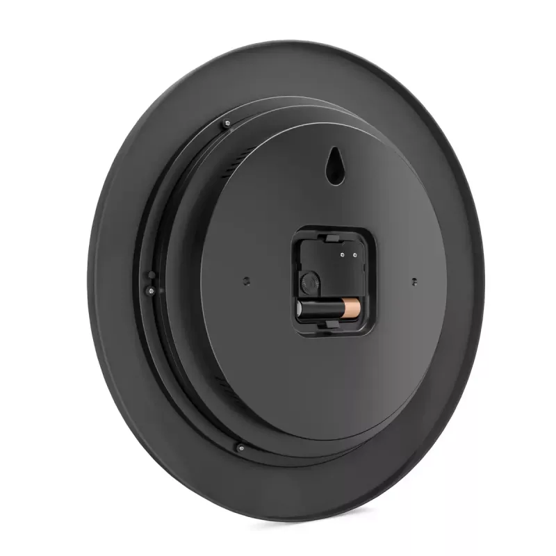 Digital clock Mebus 19449 Round Black White Battery AA 30 cm