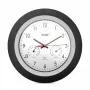 Digital clock Mebus 19449 Round Black White Battery AA 30 cm