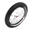 Digital clock Mebus 19453 Round Black White Battery AA