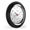 Digital clock Mebus 19453 Round Black White Battery AA