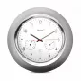 Digital clock Mebus 19454 Round Silver White Battery AA