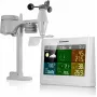 Weather station Bresser 7002550GYE000 5-in-1 Comfort — indoor/outdoor temperature and humidity measurements, white