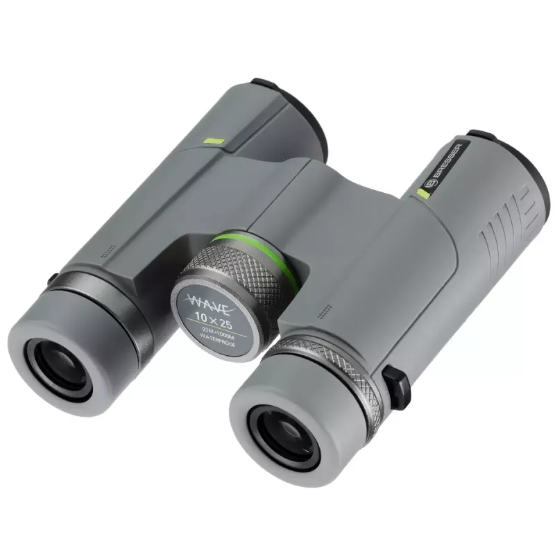 Bresser Optics Wave 10x25 Binocular BaK-4 Grey 10x Magnification