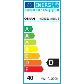 Osram HALOPIN OVEN 40 W 230 V G9 halogen bulb Warm white