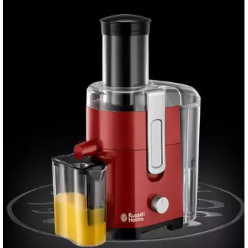 Juice maker Russell Hobbs 24740-56 550 W Red 0.75 L juice container 2 L pulp container stainless steel blade