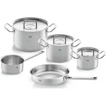 Cookware set Fissler Profi Collection, 5 pieces, stainless steel, suitable for induction