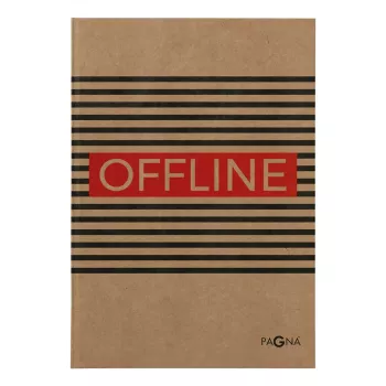 PAGNA 26071-15 A4 notebook, squared, 80 sheets / 160 pages, brown