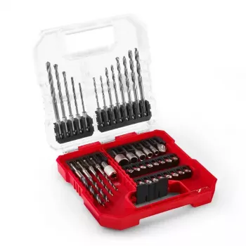 Drill bit set Einhell-KWB 40 pcs, 25 mm length, in storage box
