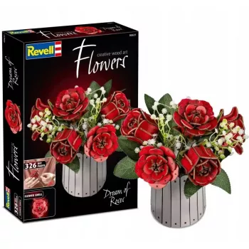 Wooden Craft Kit REVELL Creative Wood Art Flowers — Dream of Roses model set
