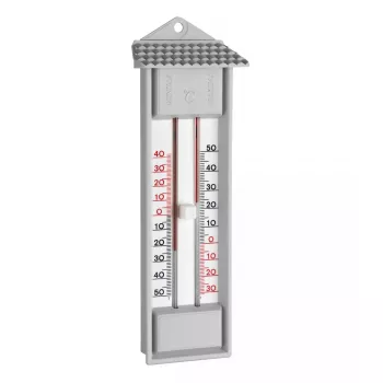 Liquid environment thermometer tfa dostmann 10.3014.14 for indoor/outdoor use, analog display, F/°C, 232×32×80 mm, grey