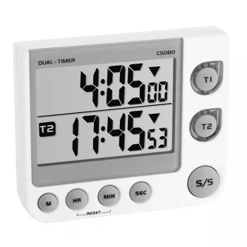Digital kitchen timer TFA-Dostmann 38.2025 White 5999 min