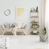 Wall/Table Quartz Clock TFA 60.3523.02 — Round Silver/White, 305 mm, AA 1.5V