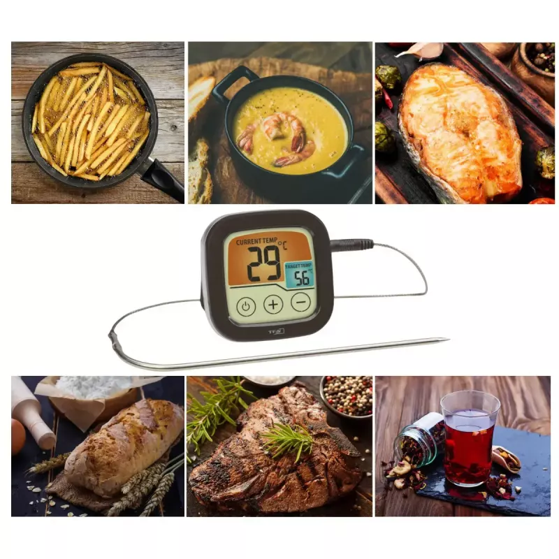Digital BBQ Meat Thermometer tfa dostmann 14.1509.01 — AAA battery, 72×72×25 mm