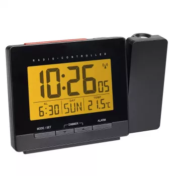 Digital alarm clock TFA-Dostmann 60.5016.01 Black Temperature range -10 to 50 °C