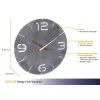 Wall Clock TFA-Dostmann CONTOUR Round Grey White 35 cm