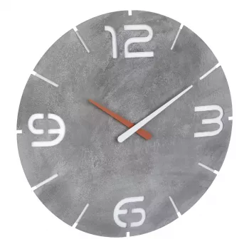 Wall Clock TFA-Dostmann CONTOUR Round Grey White 35 cm