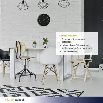 Wall clock TFA-Dostmann Analogue 60.3056.01