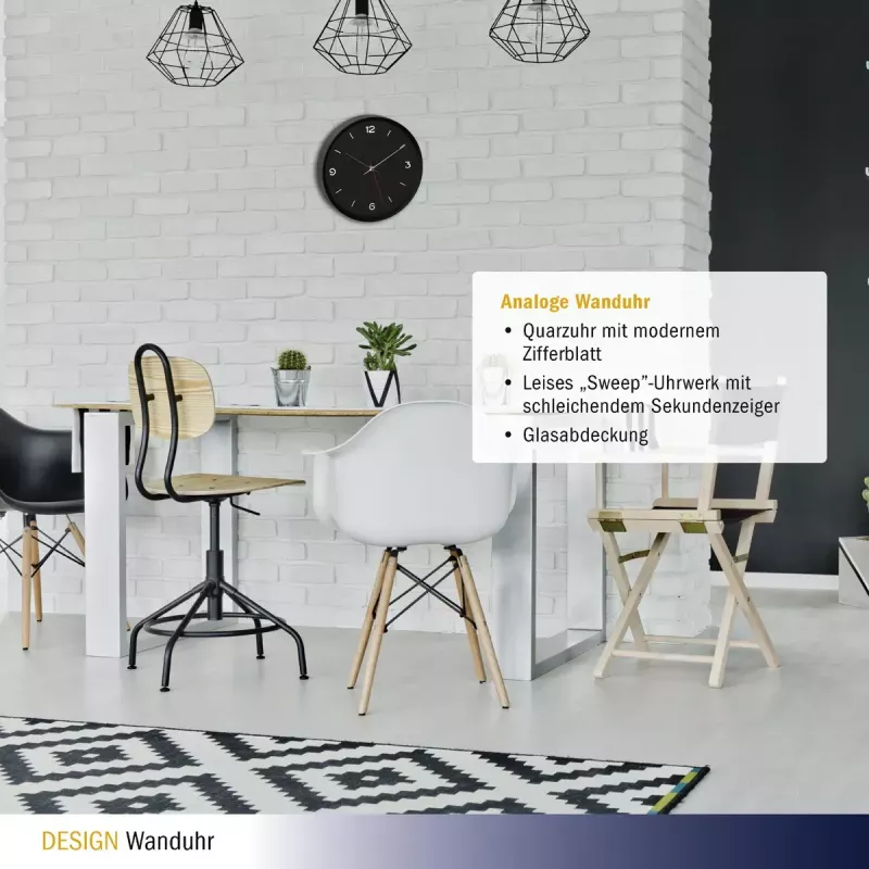 Wall clock TFA-Dostmann Analogue 60.3056.01