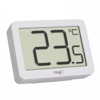 Electronic environment thermometer TFA-Dostmann 30.1065.02 Indoor White °C