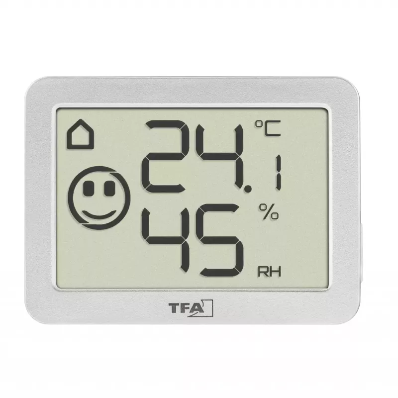 Indoor Temperature & Humidity Sensor TFA-Dostmann 30.5055.02 Freestanding Wireless
