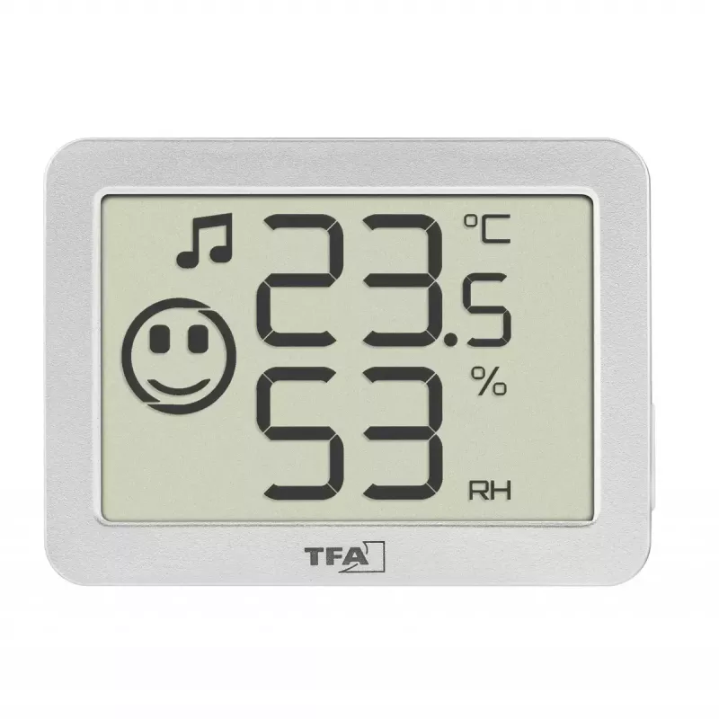 Indoor Temperature & Humidity Sensor TFA-Dostmann 30.5055.02 Freestanding Wireless