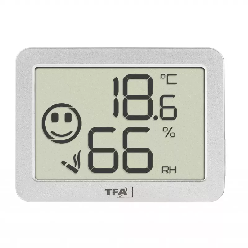Indoor Temperature & Humidity Sensor TFA-Dostmann 30.5055.02 Freestanding Wireless