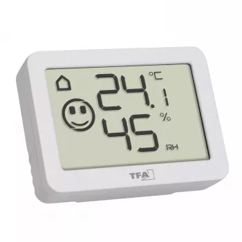 Indoor Temperature & Humidity Sensor TFA-Dostmann 30.5055.02 Freestanding Wireless