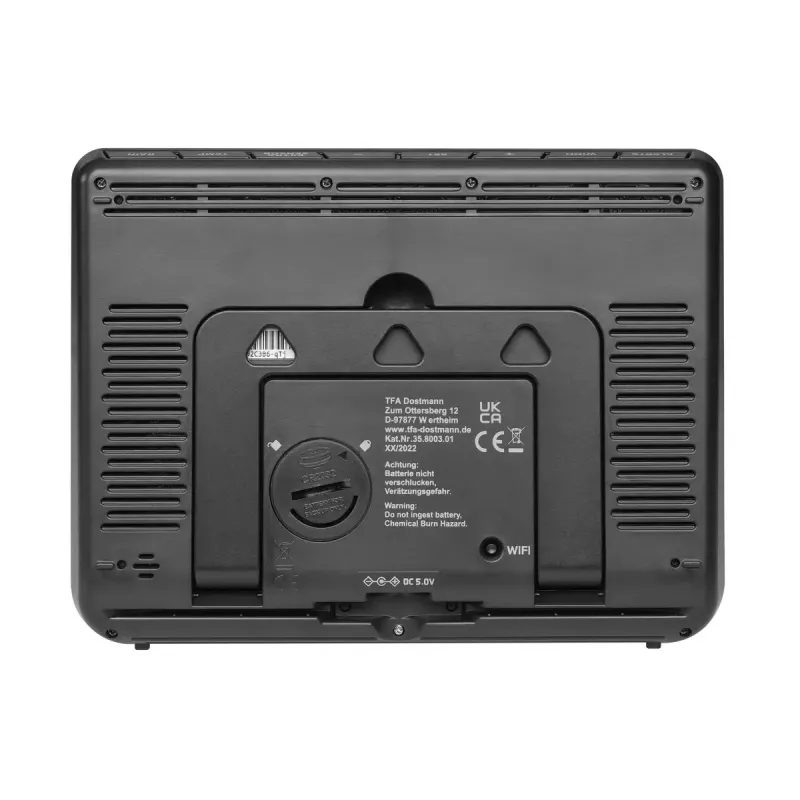 TFA-Dostmann View Pro Black DC/Battery Wi-Fi Anemometer Thermometer Hygrometer Barometer