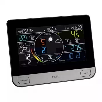 TFA-Dostmann View Pro Black DC/Battery Wi-Fi Anemometer Thermometer Hygrometer Barometer