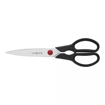 Kitchen scissors ZWILLING TWIN L 230 mm, stainless steel blades, black handle, universal use