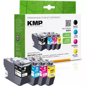 Cartridge KMP Brother LC3219VALDR Multip. Black