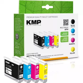 Cartridge KMP Brother LC-1000VAL Multip. 400-500S Black