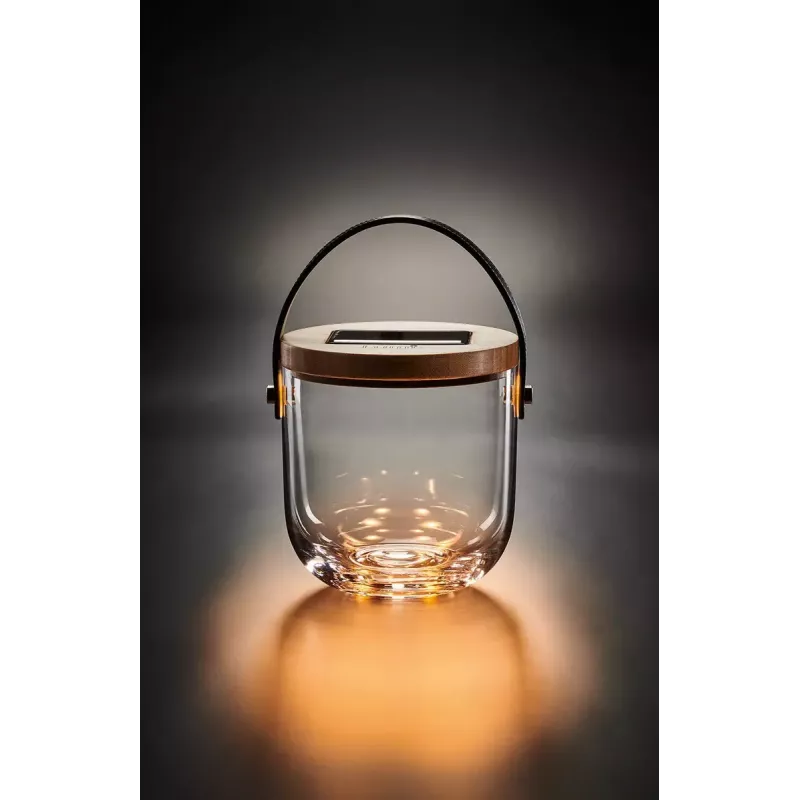 Table lamp Krinner LUMIX Deco Glass Basic LED Transparent Bamboo Glass