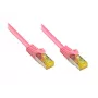 Networking Cable Alcasa 30m RJ-45 Cat7 Magenta S/FTP