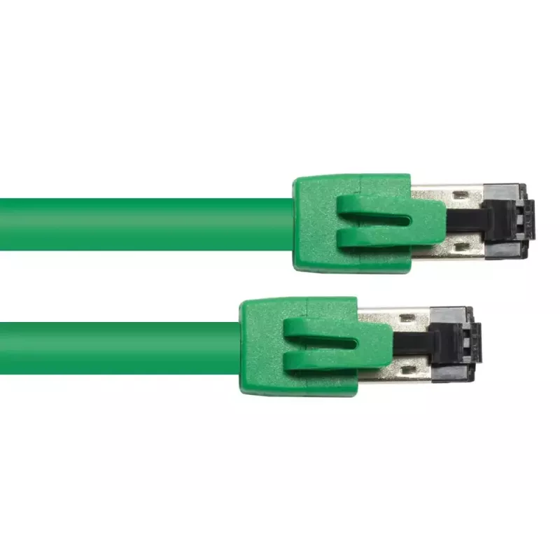 Networking Cable Alcasa 8080-100G Green 10 m Cat8.1 S/FTP