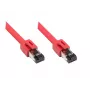 Networking Cable Alcasa 8080-200R Red 20m Cat8.1 S/FTP