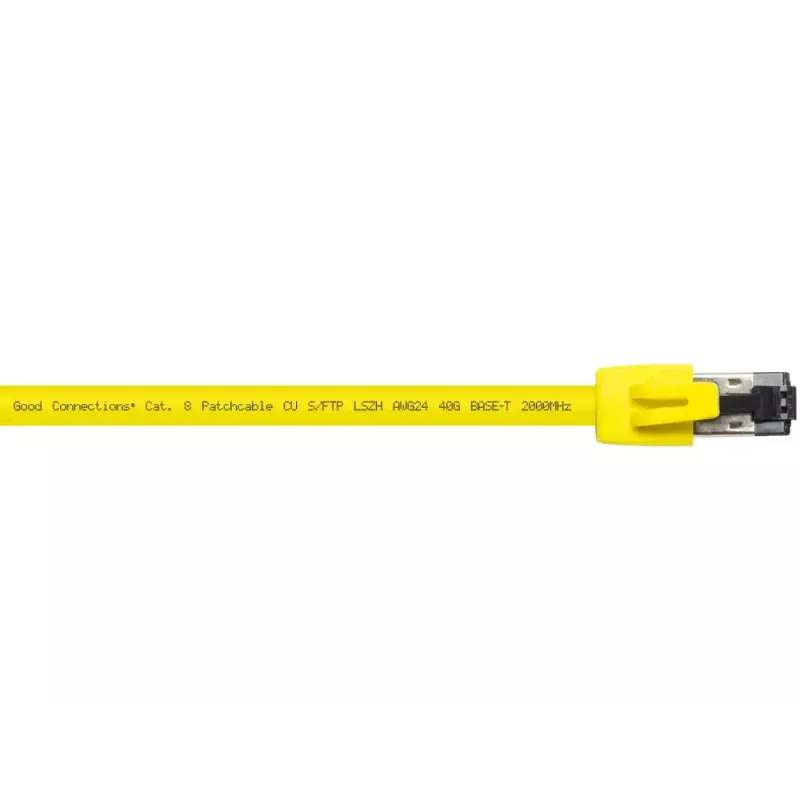 Networking Cable Alcasa 8080-100Y 10m Cat8.1 S/FTP Yellow