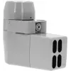 LNB TechniSat UNYSAT 11.7–12.75 GHz, F-connector, feedhorn Ø4 cm, 140 mA, grey