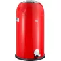 Trash can Wesco Kickmaster Soft 112770 40 L, pedal-operated steel bin with soft-close lid