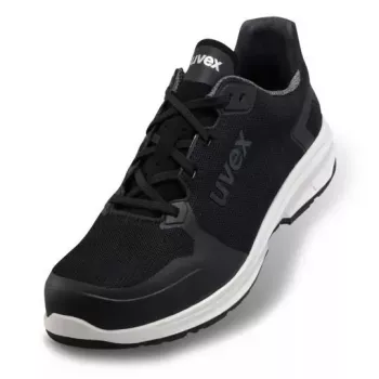 Safety Sneakers Uvex 65942 Unisex Adult Black White PU Textile